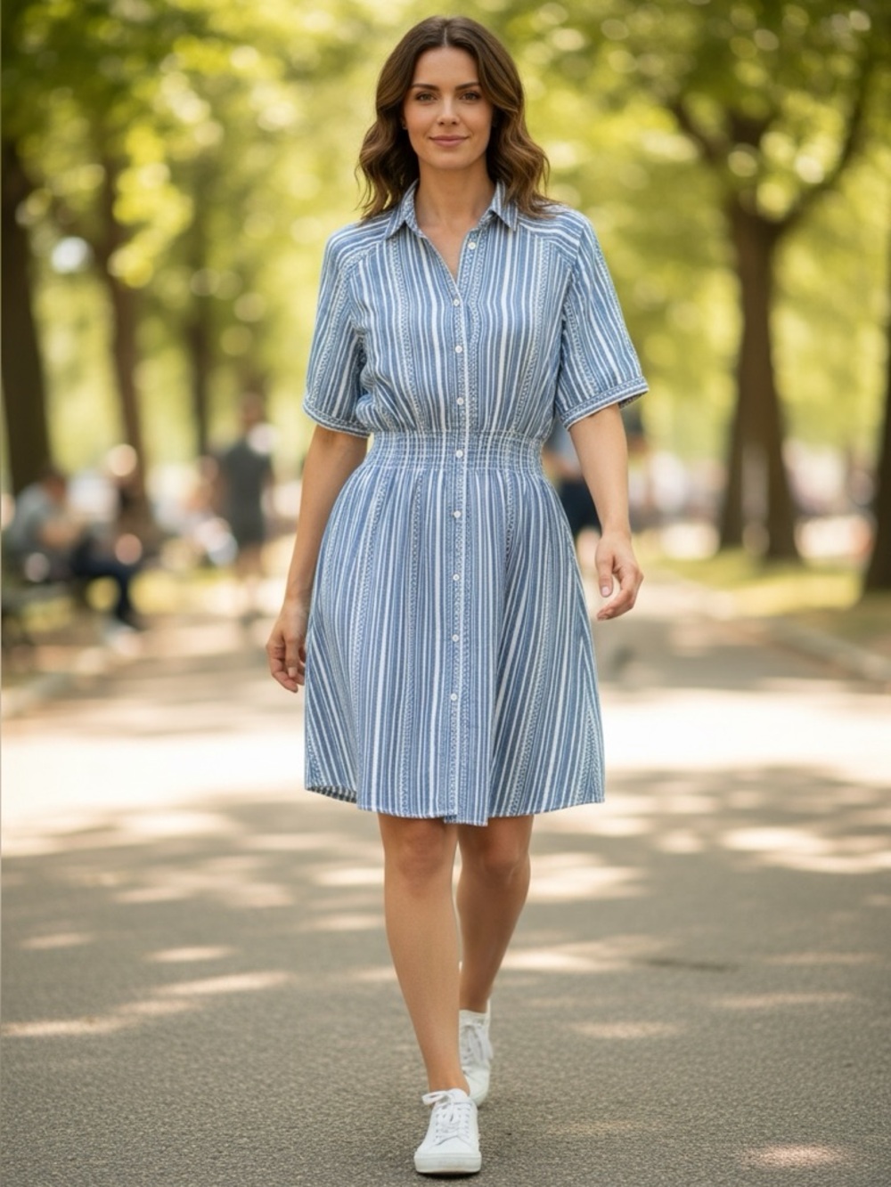 🌻 Given Kale Striped Dress #613